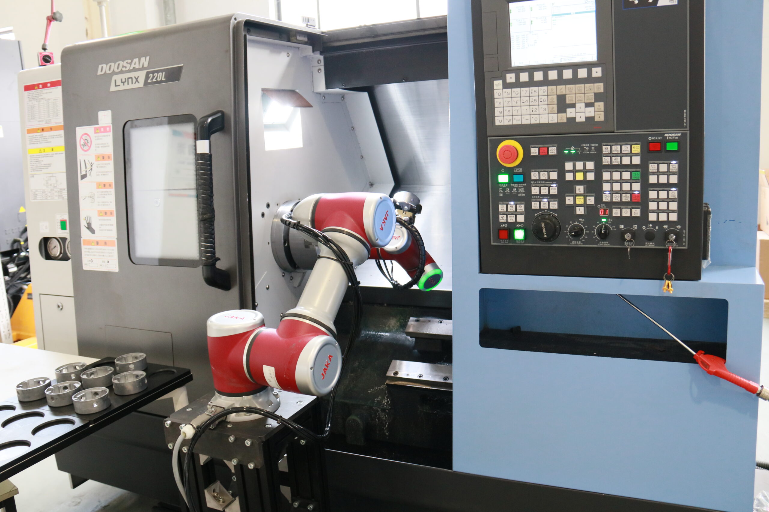 Machine Removal_Jaka Cobot Component Placement, Circuit Boards, Raw Materials, CNC Machine, Press Brake